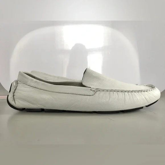 Bacco Bucci | Shoes | Back Bucci White Leather Loafers 